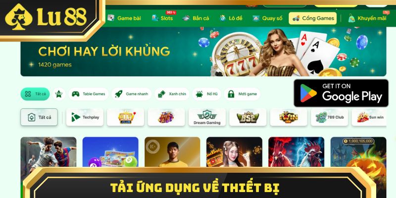 Tải ứng dụng về thiết bị